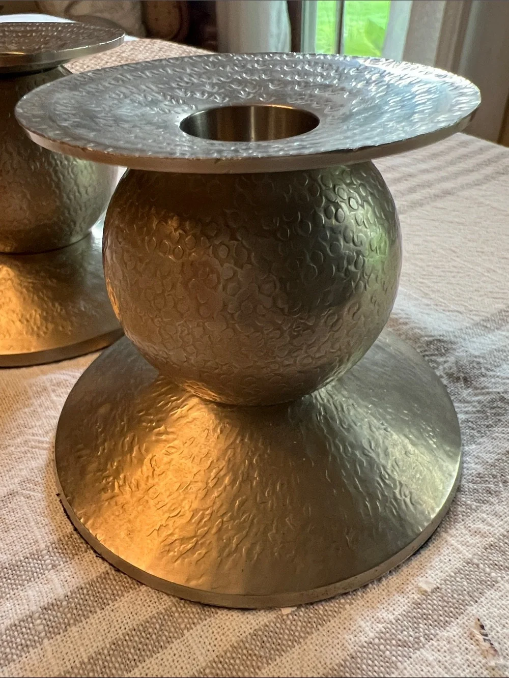 N/A hammered candle